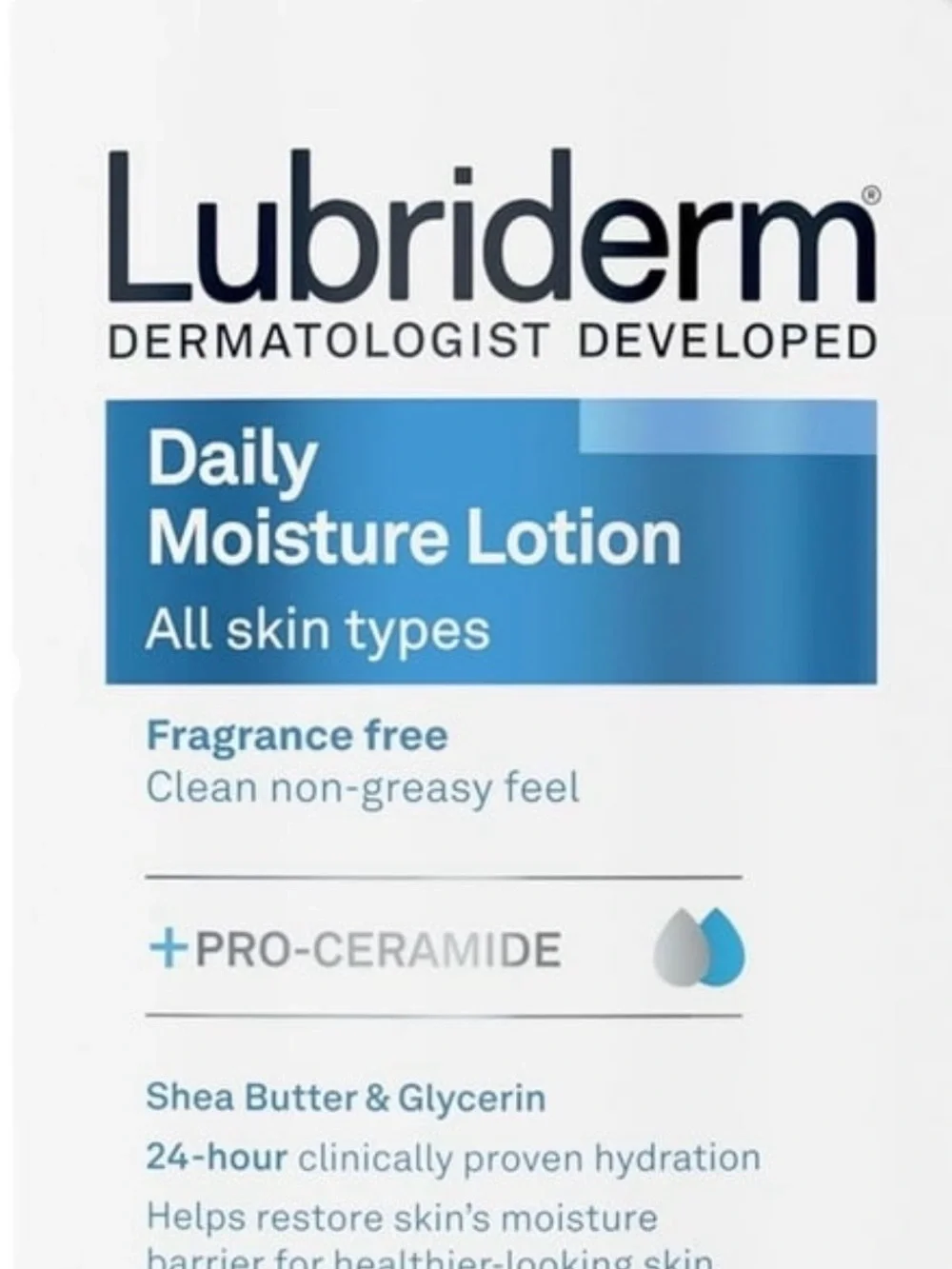 Lubriderm Daily Moisture Lotion 24 oz